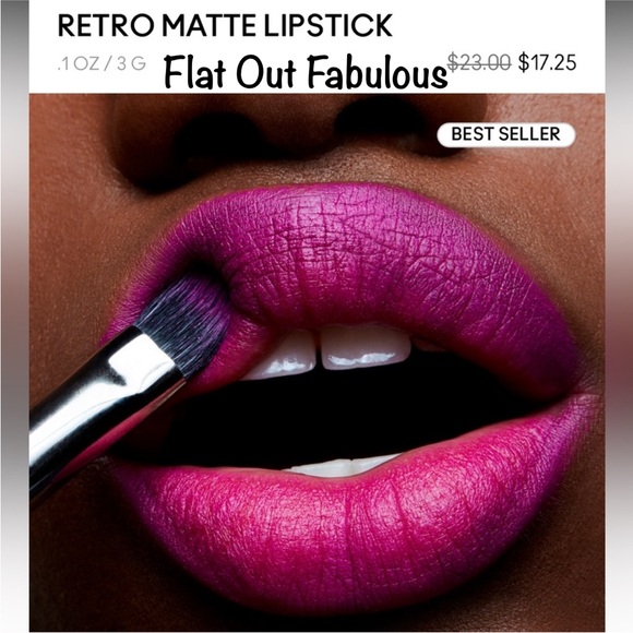 MAC Cosmetics Other - 💋💋 FLAT OUT FABULOUS a MAC RETRO MATTE LIPSTICK. RETAIL $23. NEW. FULL SZ